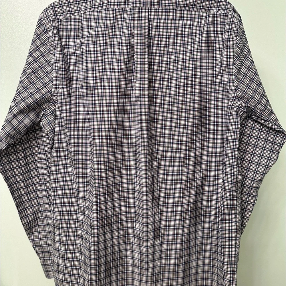 Ralph Lauren Men's Casual Plaid Shirt M EUC - Picture 4 of 8
